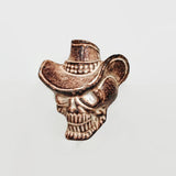 Cowboy Hat Skull Head Cabinet Knobs Drawer Pulls Western-Dwyer Home Collection